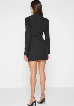 Rhinestone Corset Blazer Dress -^Manière De Voir Fashion