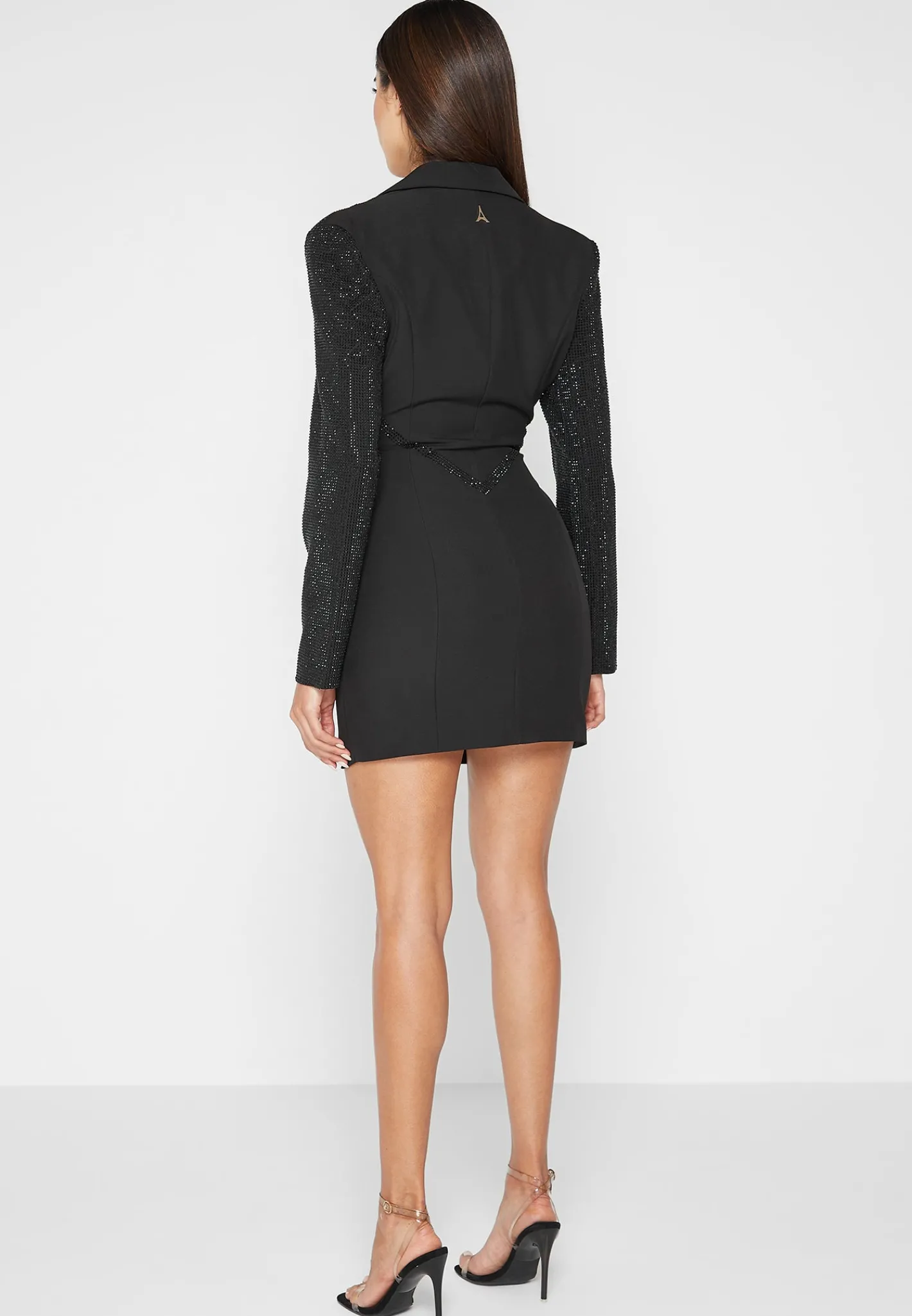 Rhinestone Corset Blazer Dress -^Manière De Voir Fashion