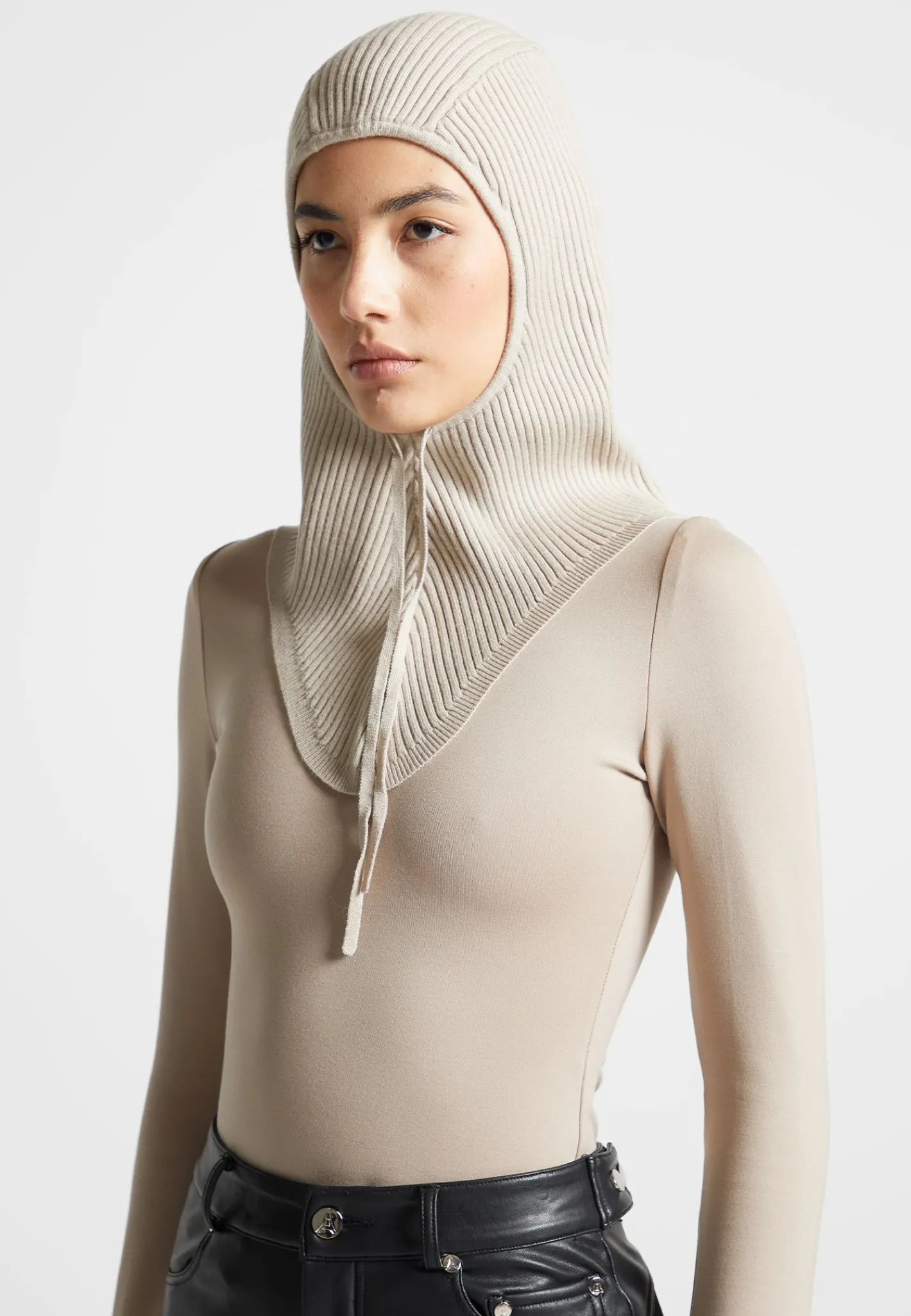 Ribbed Knitted Snood -^Manière De Voir Discount