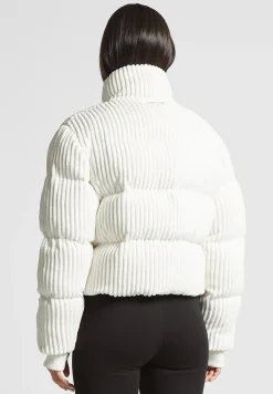 Ribbed Velour Puffer Jacket -^Manière De Voir Clearance