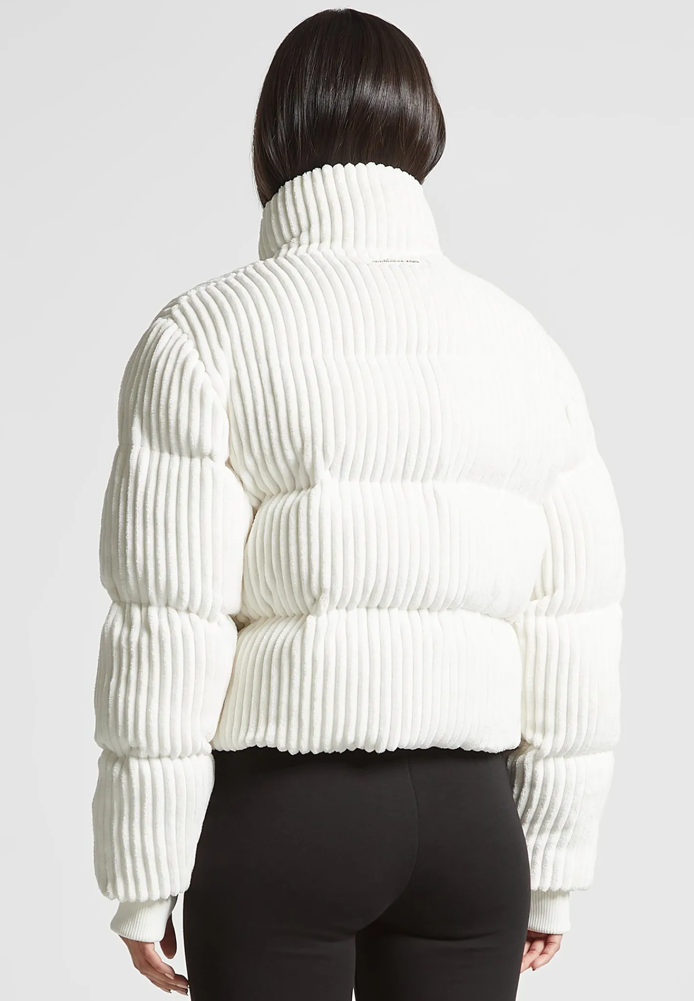 Ribbed Velour Puffer Jacket -^Manière De Voir Clearance