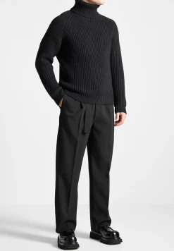 Roll Neck Chunky Knit Jumper -^Manière De Voir Hot
