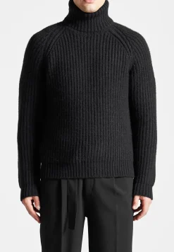Roll Neck Chunky Knit Jumper -^Manière De Voir Hot