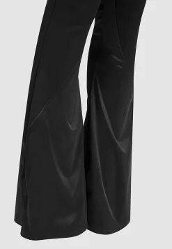 Satin and Bandage Flared Jumpsuit -^Manière De Voir New