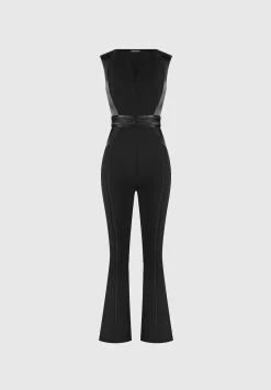 Satin Contour Flared Jumpsuit -^Manière De Voir Online