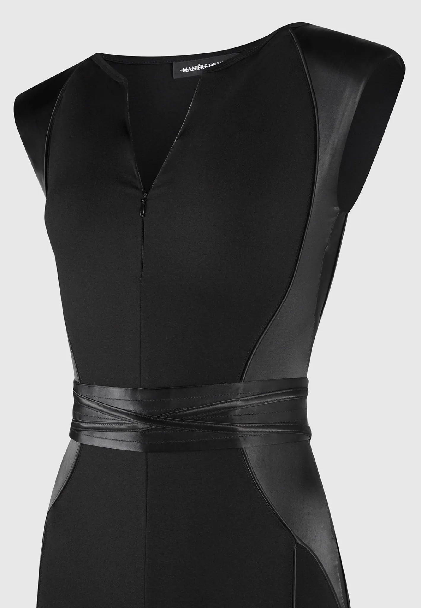 Satin Contour Flared Jumpsuit -^Manière De Voir Online