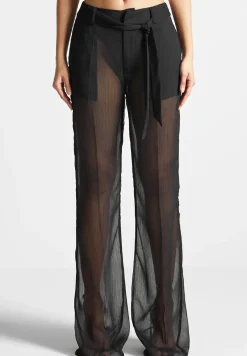 Sheer Trousers with Belt -^Manière De Voir Hot