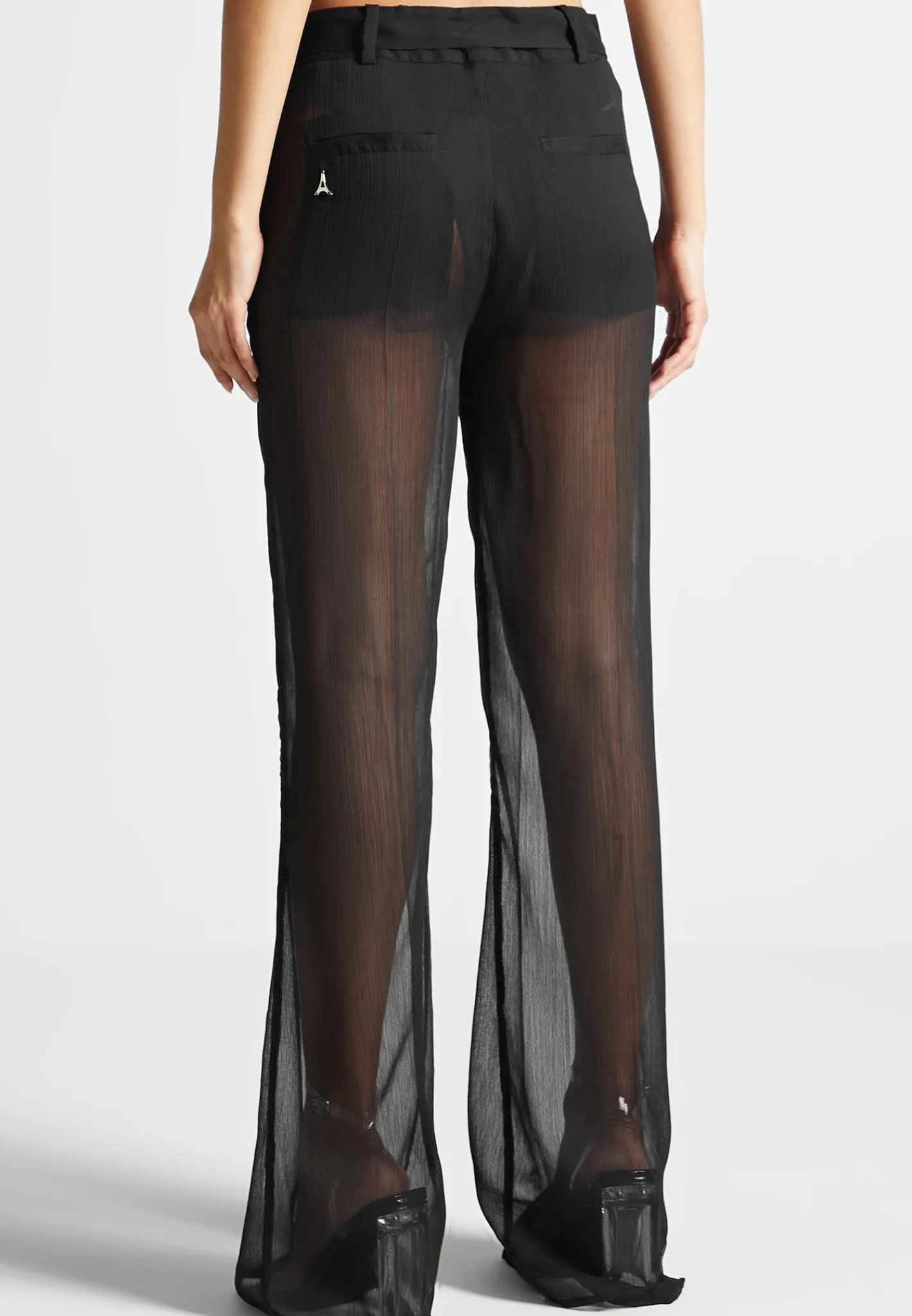 Sheer Trousers with Belt -^Manière De Voir Hot
