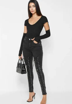Shirred Cut Out Bodysuit -^Manière De Voir Best