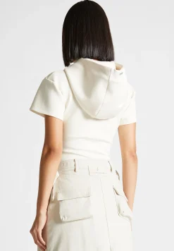 Short Sleeve Bodysuit with Hood -^Manière De Voir Online