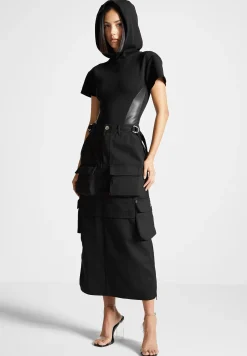 Short Sleeve Bodysuit with Hood -^Manière De Voir Online