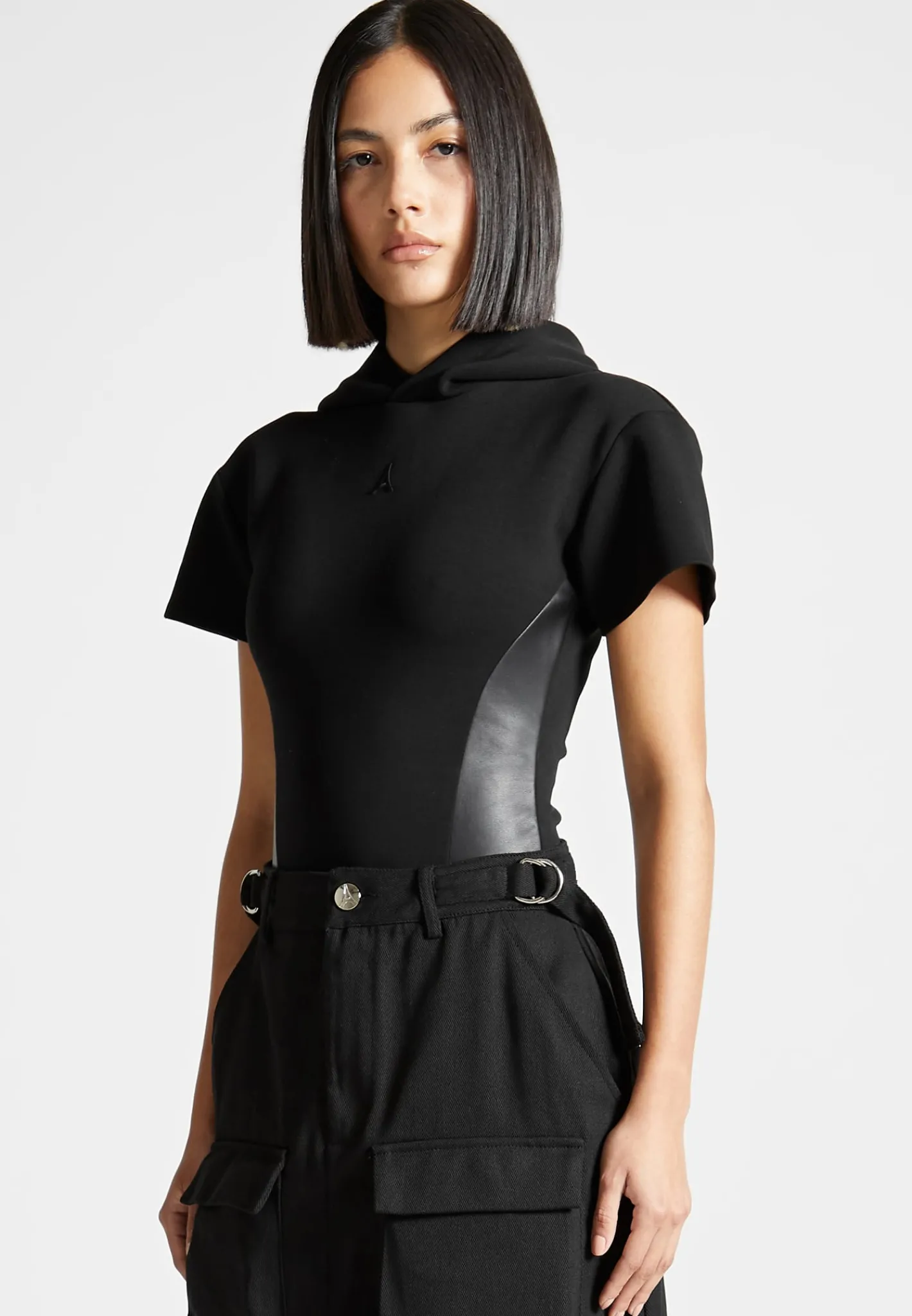 Short Sleeve Bodysuit with Hood -^Manière De Voir Online