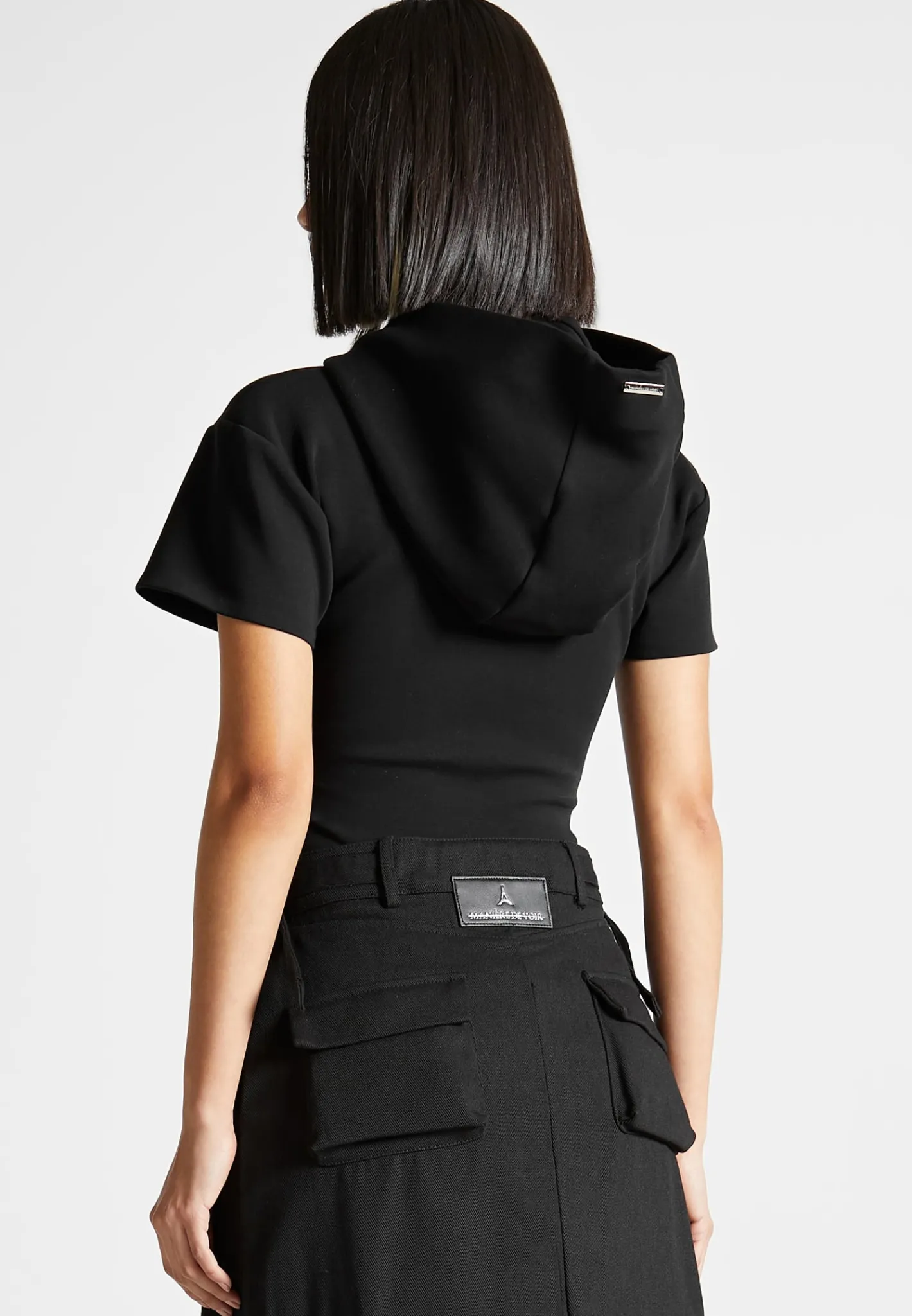 Short Sleeve Bodysuit with Hood -^Manière De Voir Online