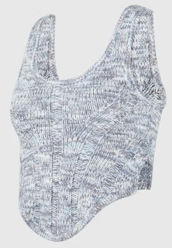 Space Dye Knit Corset Top -^Manière De Voir Clearance