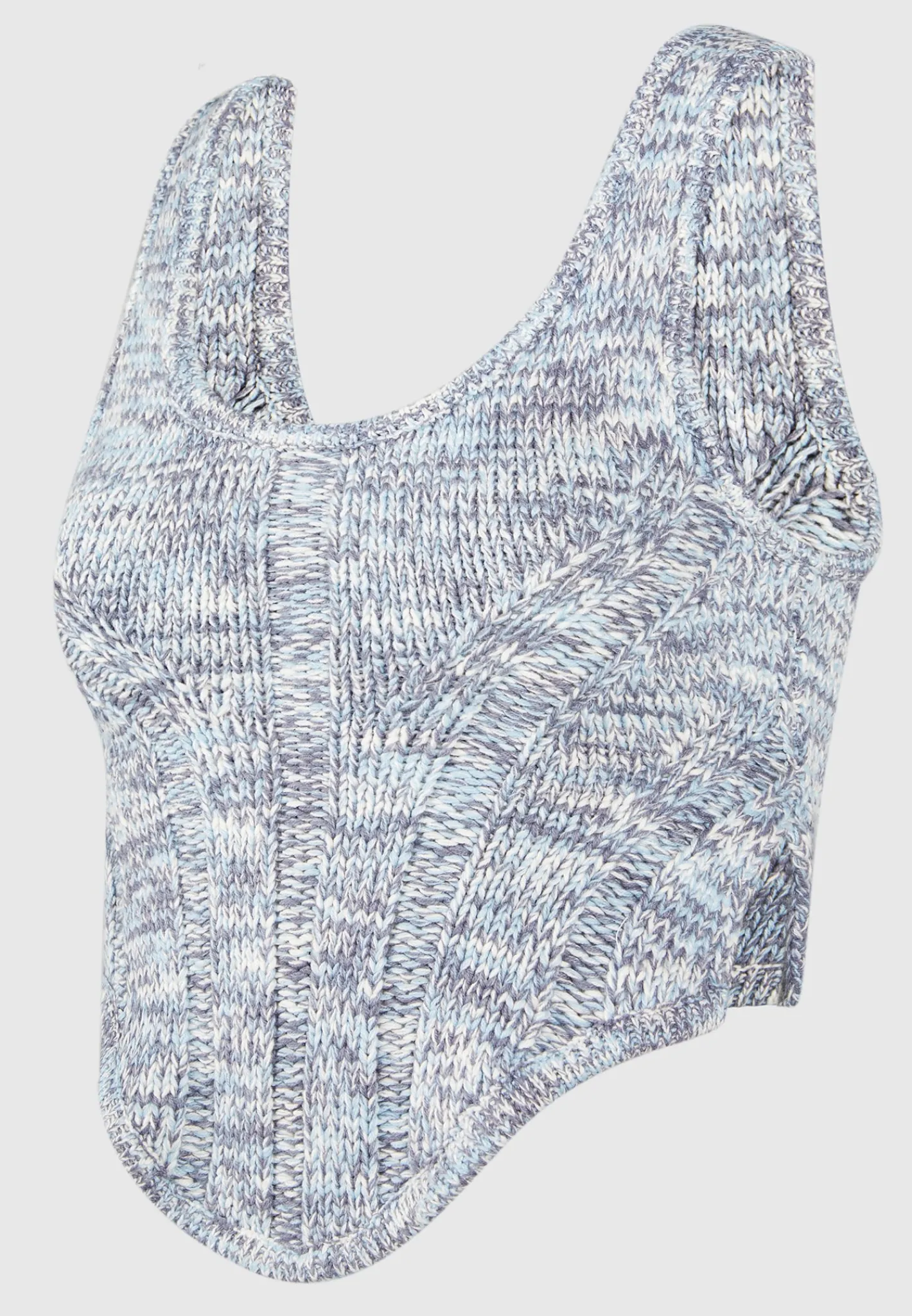 Space Dye Knit Corset Top -^Manière De Voir Clearance