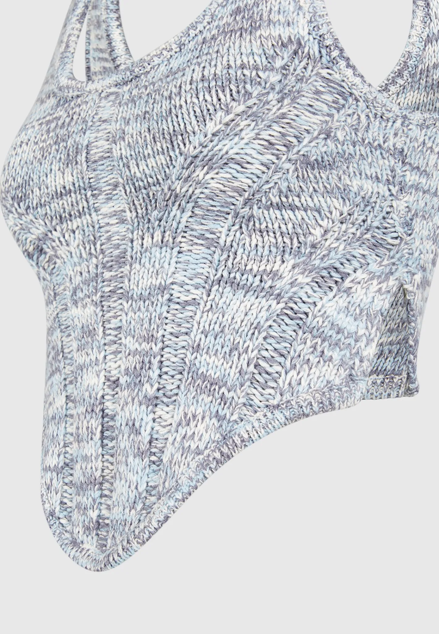 Space Dye Knit Corset Top -^Manière De Voir Clearance