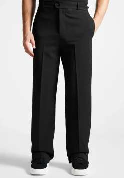 Straight Leg Buttoned Cuff Trousers -^Manière De Voir Sale