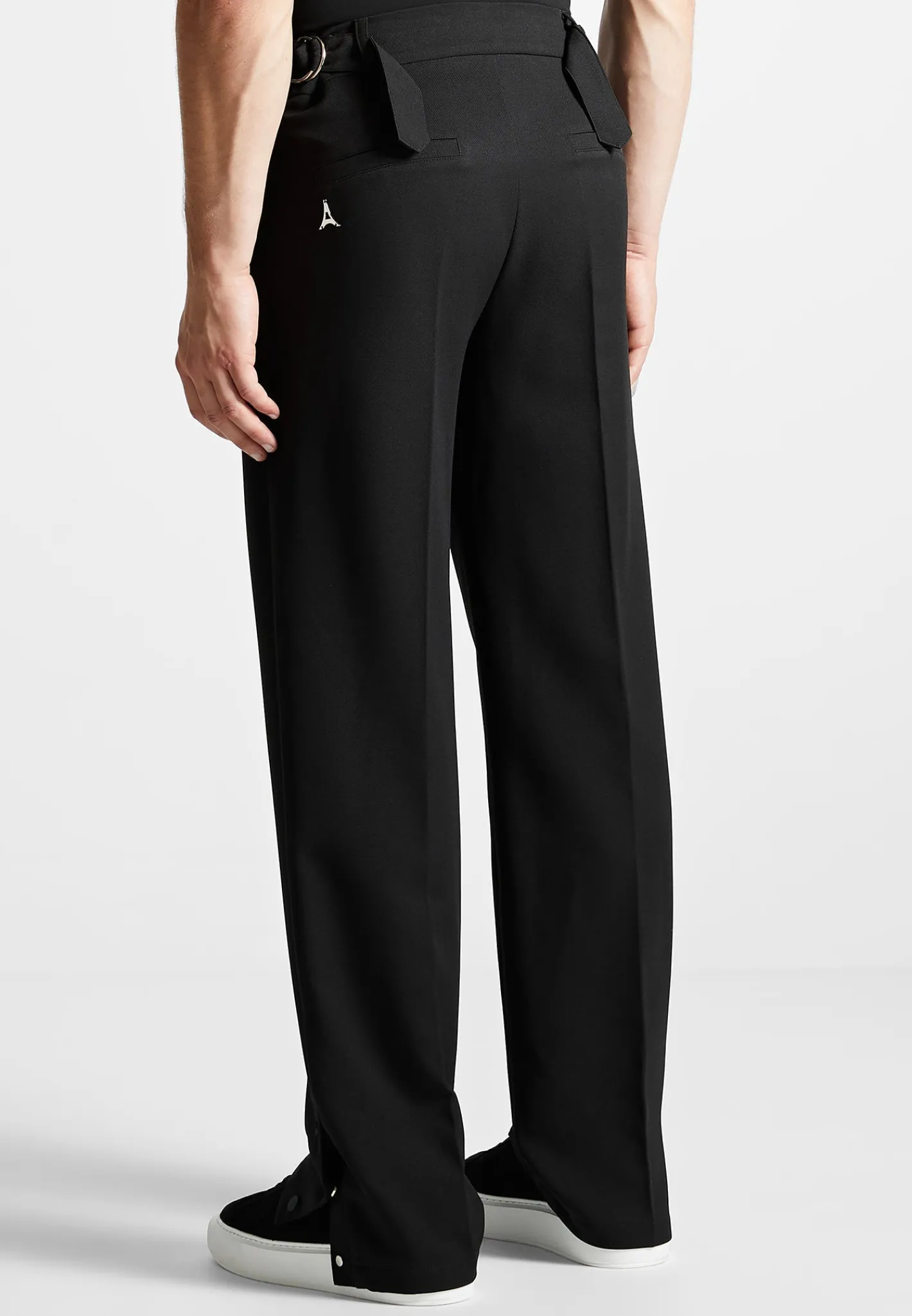 Straight Leg Buttoned Cuff Trousers -^Manière De Voir Sale