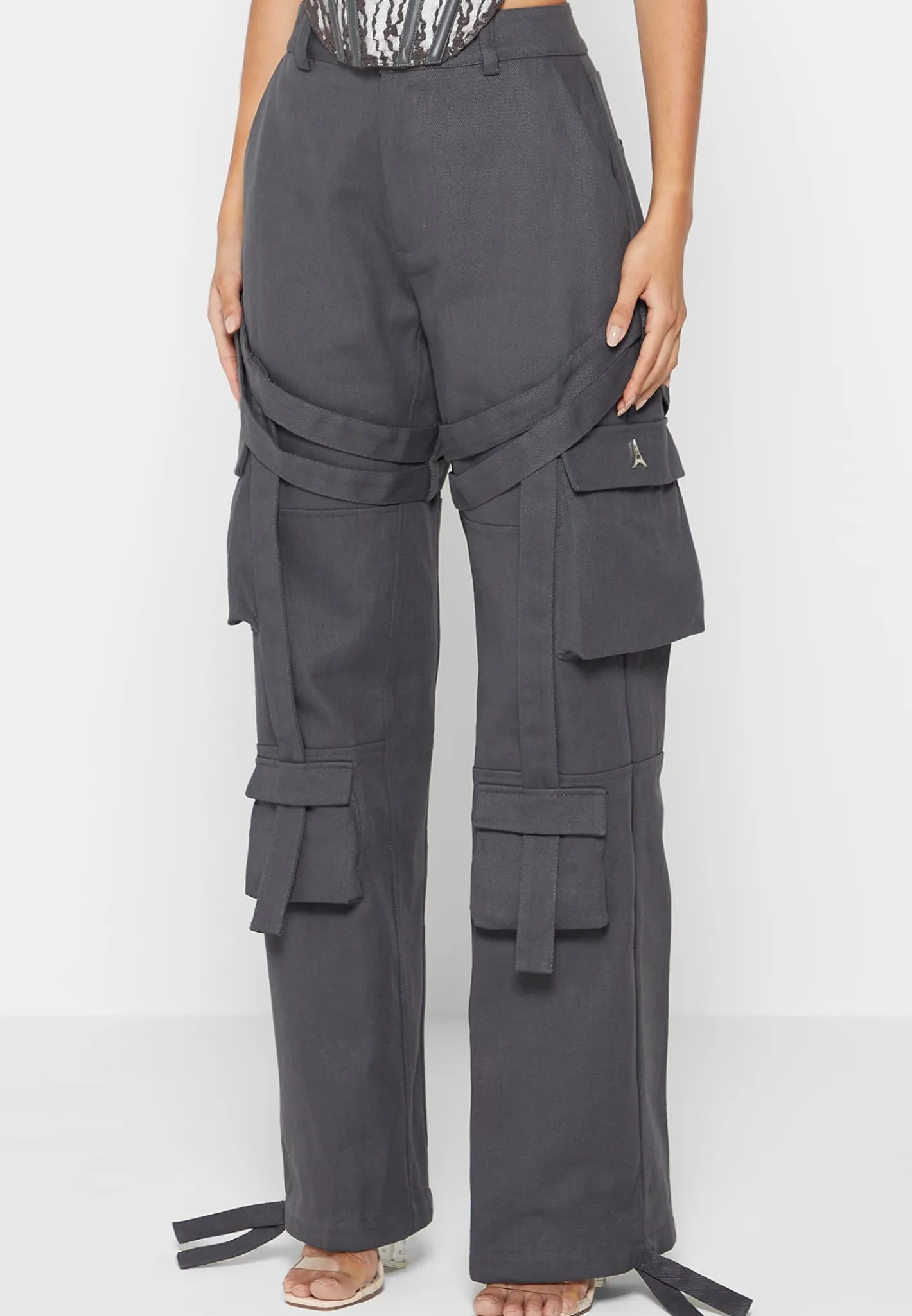 Strap Detail Cargo Pants -^Manière De Voir New
