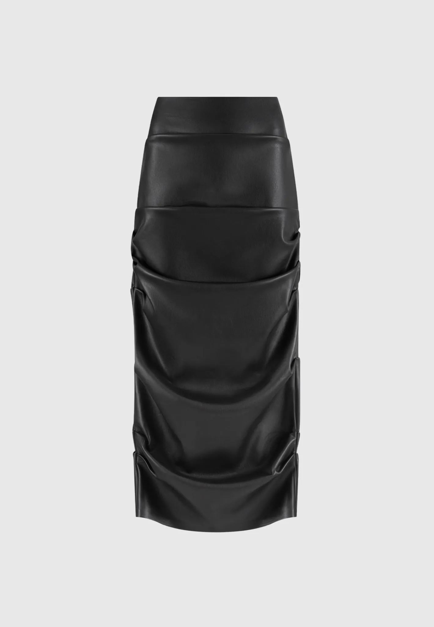 Tacked Vegan Leather Midaxi Skirt -^Manière De Voir Online