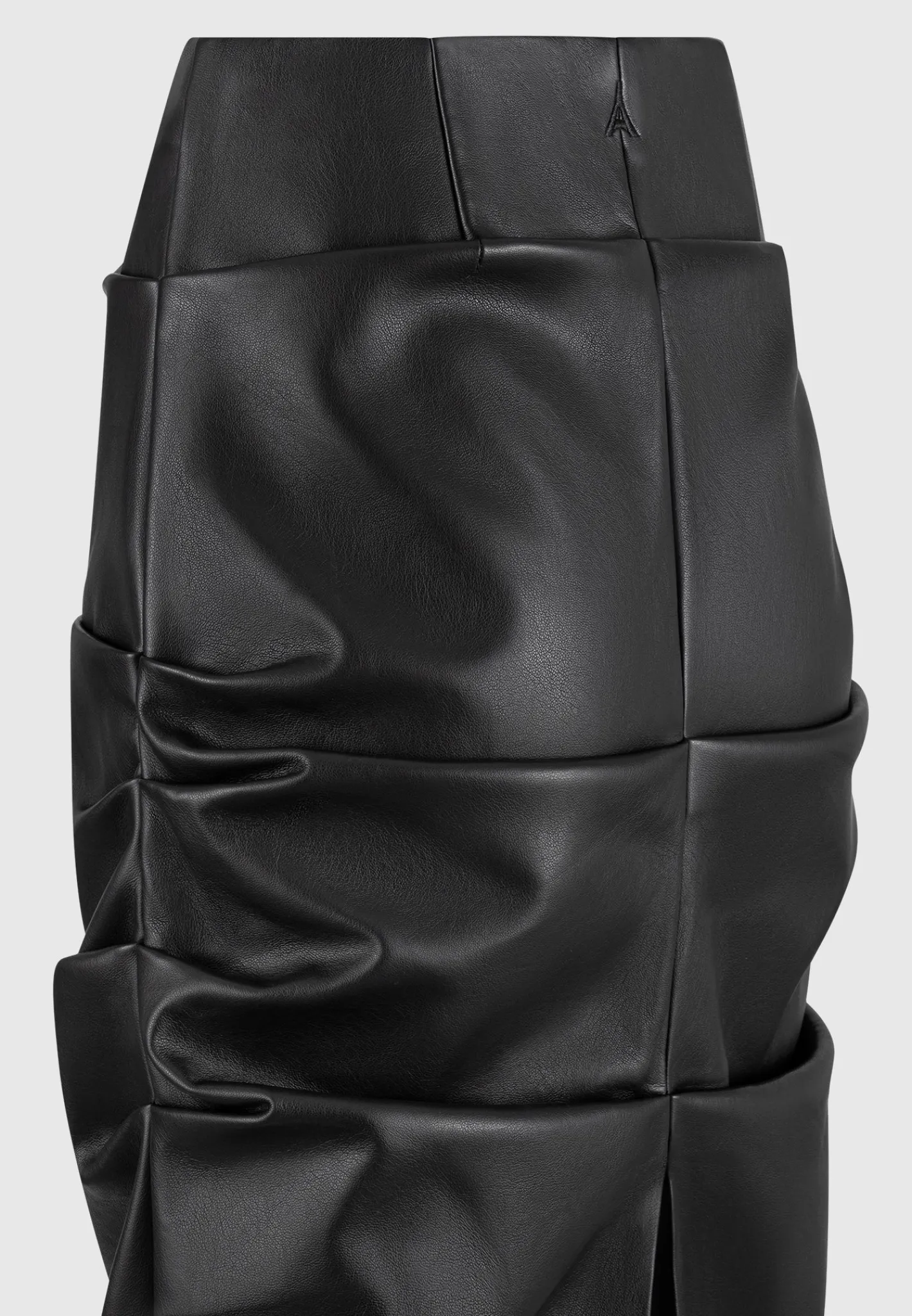 Tacked Vegan Leather Midaxi Skirt -^Manière De Voir Online