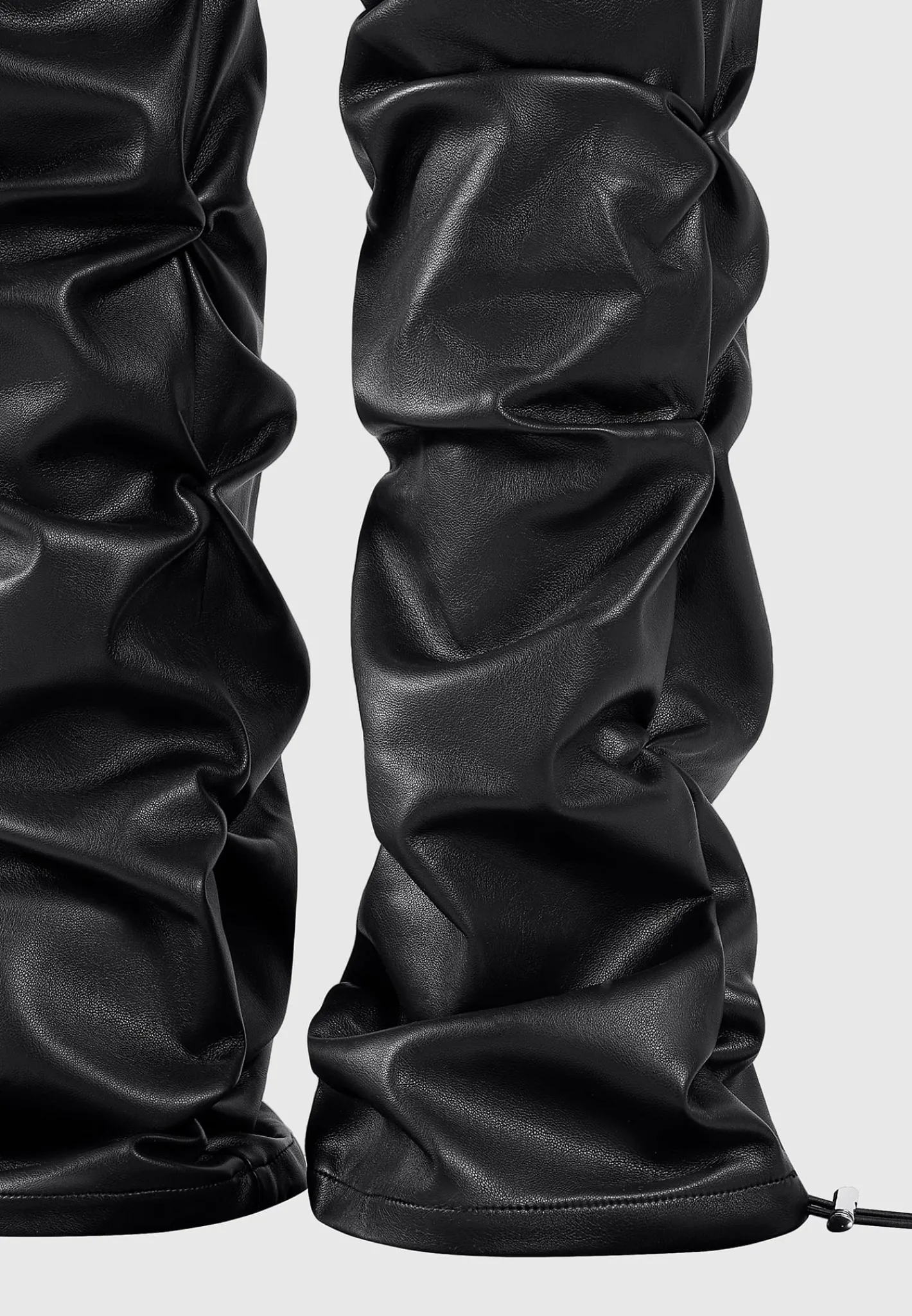 Tacked Vegan Leather T-Shirt Jumpsuit -^Manière De Voir Hot