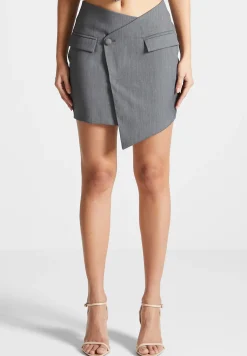Tailored Asymmetric Mini Skirt -^Manière De Voir Hot