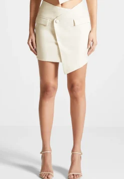Tailored Asymmetric Mini Skirt -^Manière De Voir New