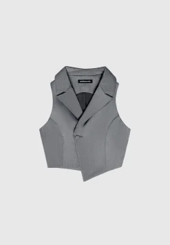 Tailored Asymmetric Waistcoat -^Manière De Voir Hot