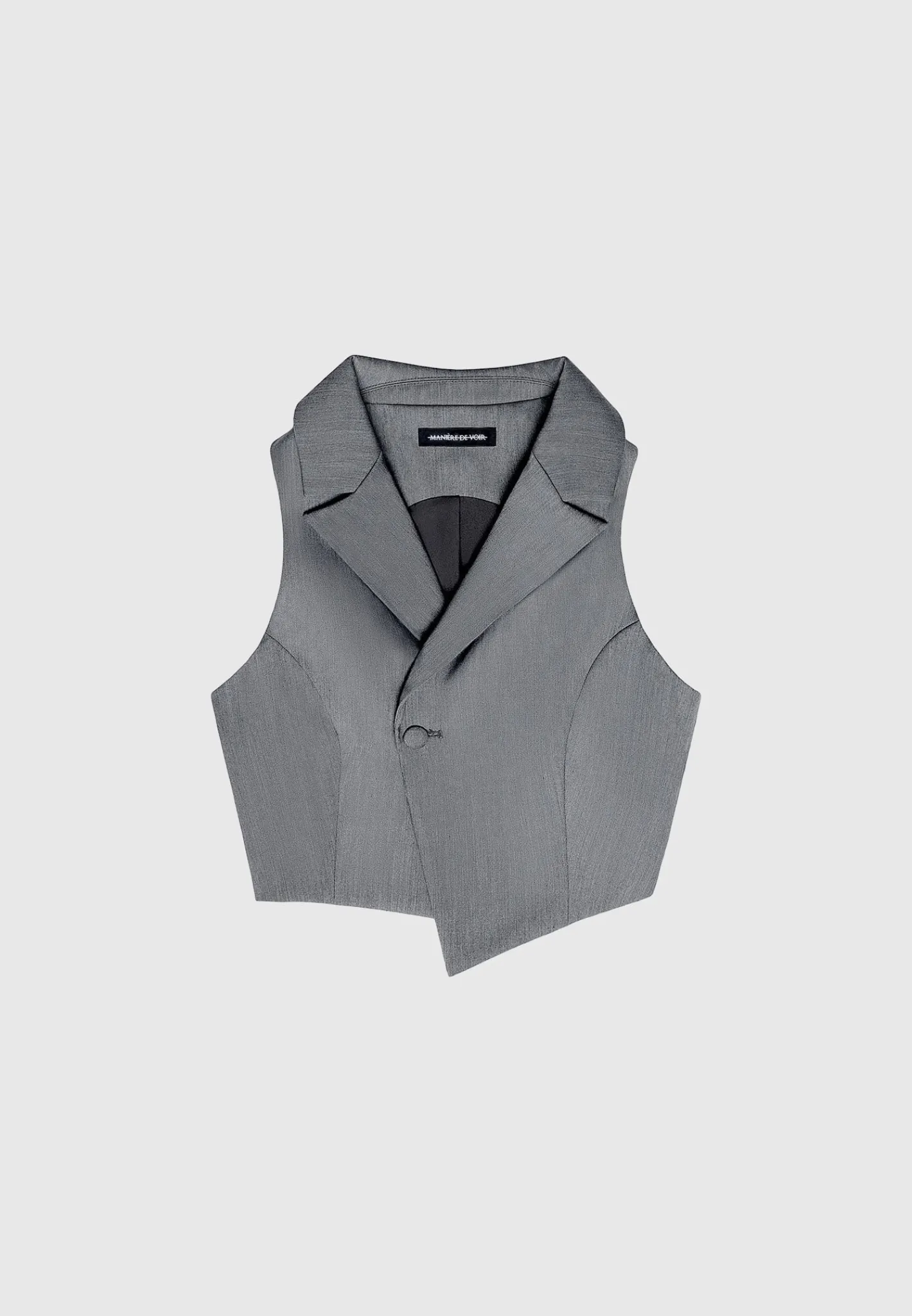 Tailored Asymmetric Waistcoat -^Manière De Voir Hot