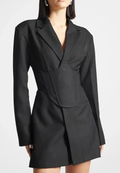 Tailored Blazer Dress with Reversible Corset -^Manière De Voir Clearance