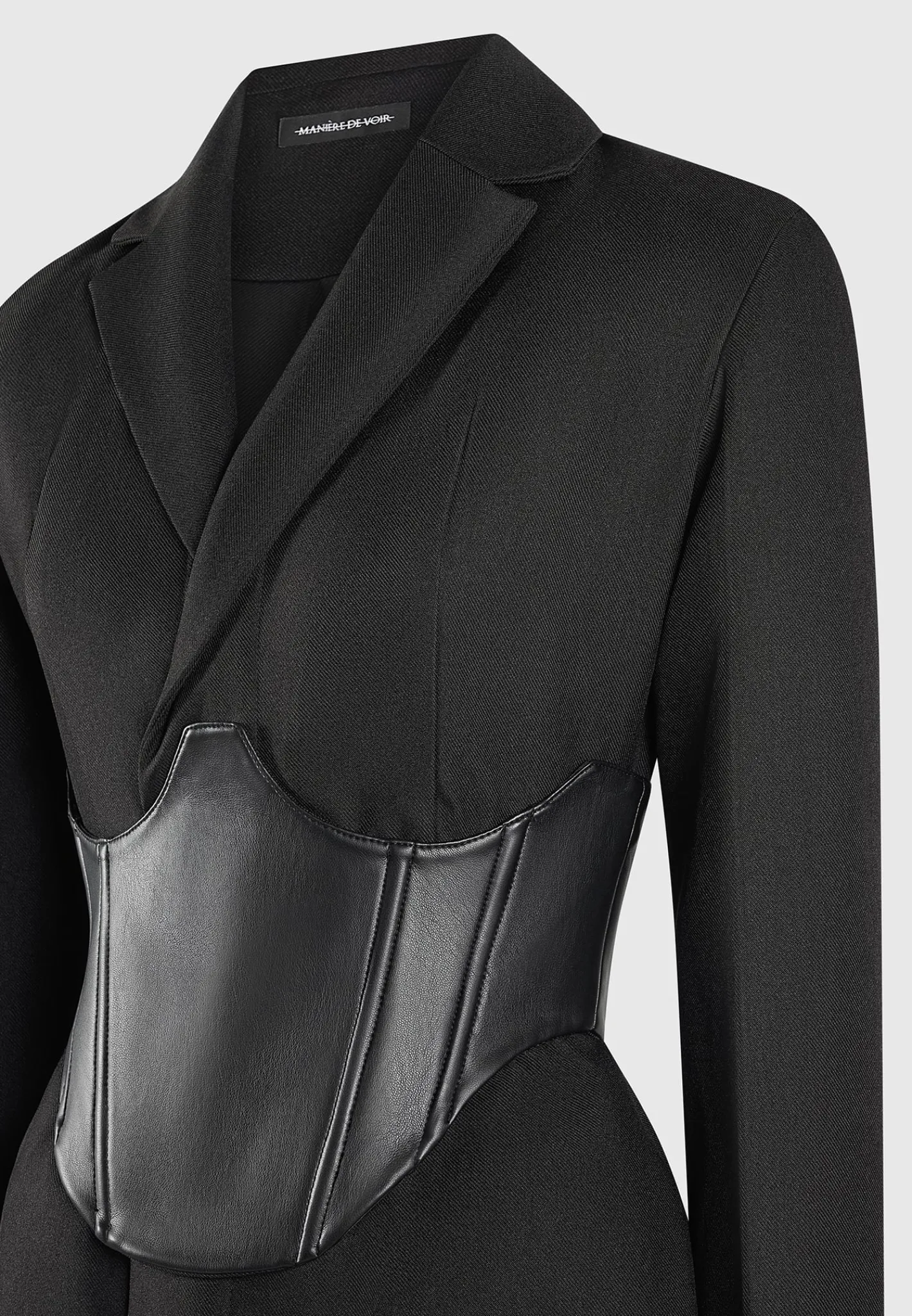 Tailored Blazer Dress with Reversible Corset -^Manière De Voir Clearance