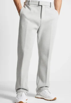 Tailored Joggers With Crease - Light Grey Marl^Manière De Voir Outlet