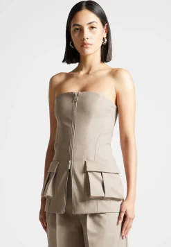 Tailored Longline Bandeau Top -^Manière De Voir Outlet