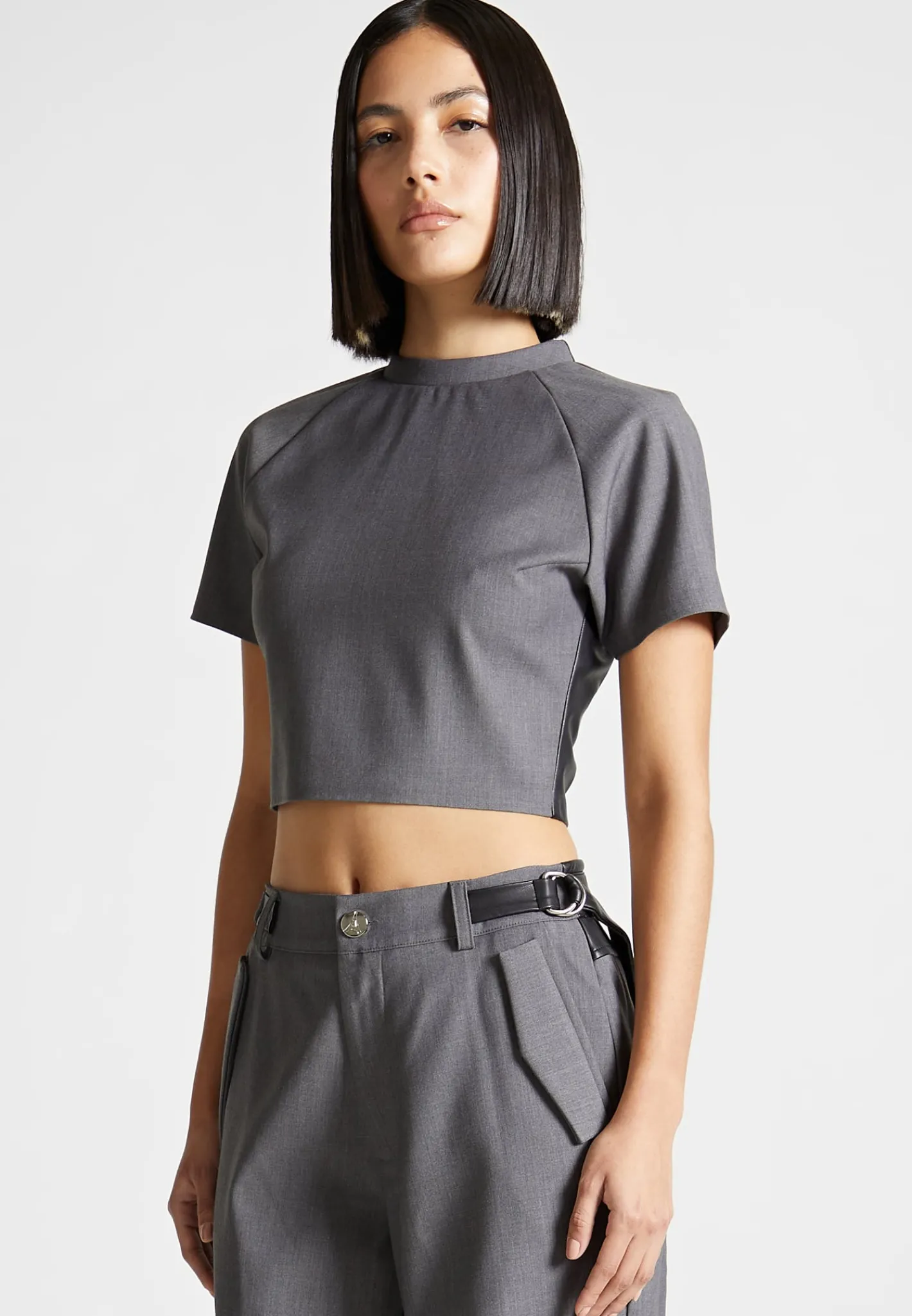 Tailored Mock Neck Top -^Manière De Voir Sale