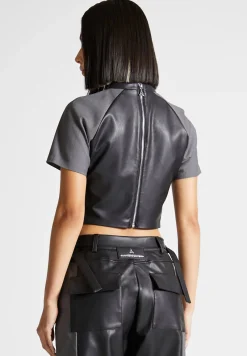 Tailored Mock Neck Top -^Manière De Voir Sale
