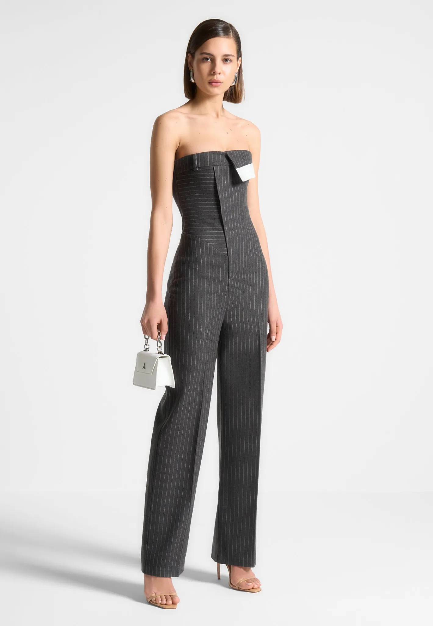 Tailored Pinstripe Jumpsuit -^Manière De Voir New