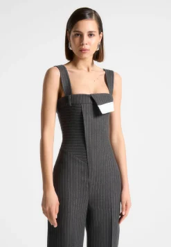 Tailored Pinstripe Jumpsuit -^Manière De Voir New