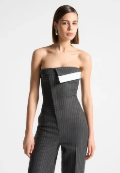 Tailored Pinstripe Jumpsuit -^Manière De Voir New