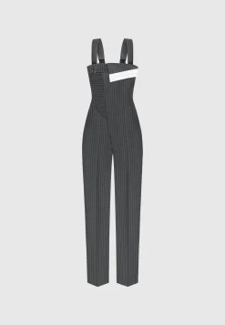 Tailored Pinstripe Jumpsuit -^Manière De Voir New
