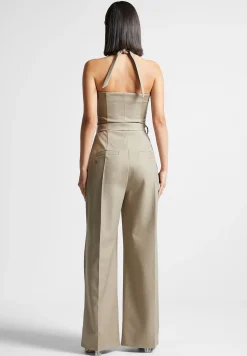 Tailored Pleat Jumpsuit with Belt -^Manière De Voir Best