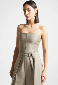 Tailored Pleat Jumpsuit with Belt -^Manière De Voir Best