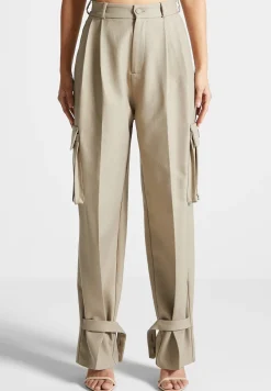 Tailored Pleated Cargo Trousers -^Manière De Voir Online