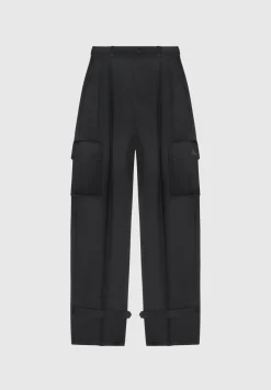 Tailored Pleated Cargo Trousers -^Manière De Voir Discount
