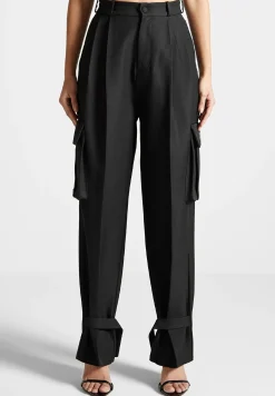 Tailored Pleated Cargo Trousers -^Manière De Voir Discount