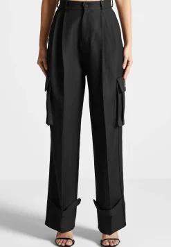 Tailored Pleated Cargo Trousers -^Manière De Voir Discount