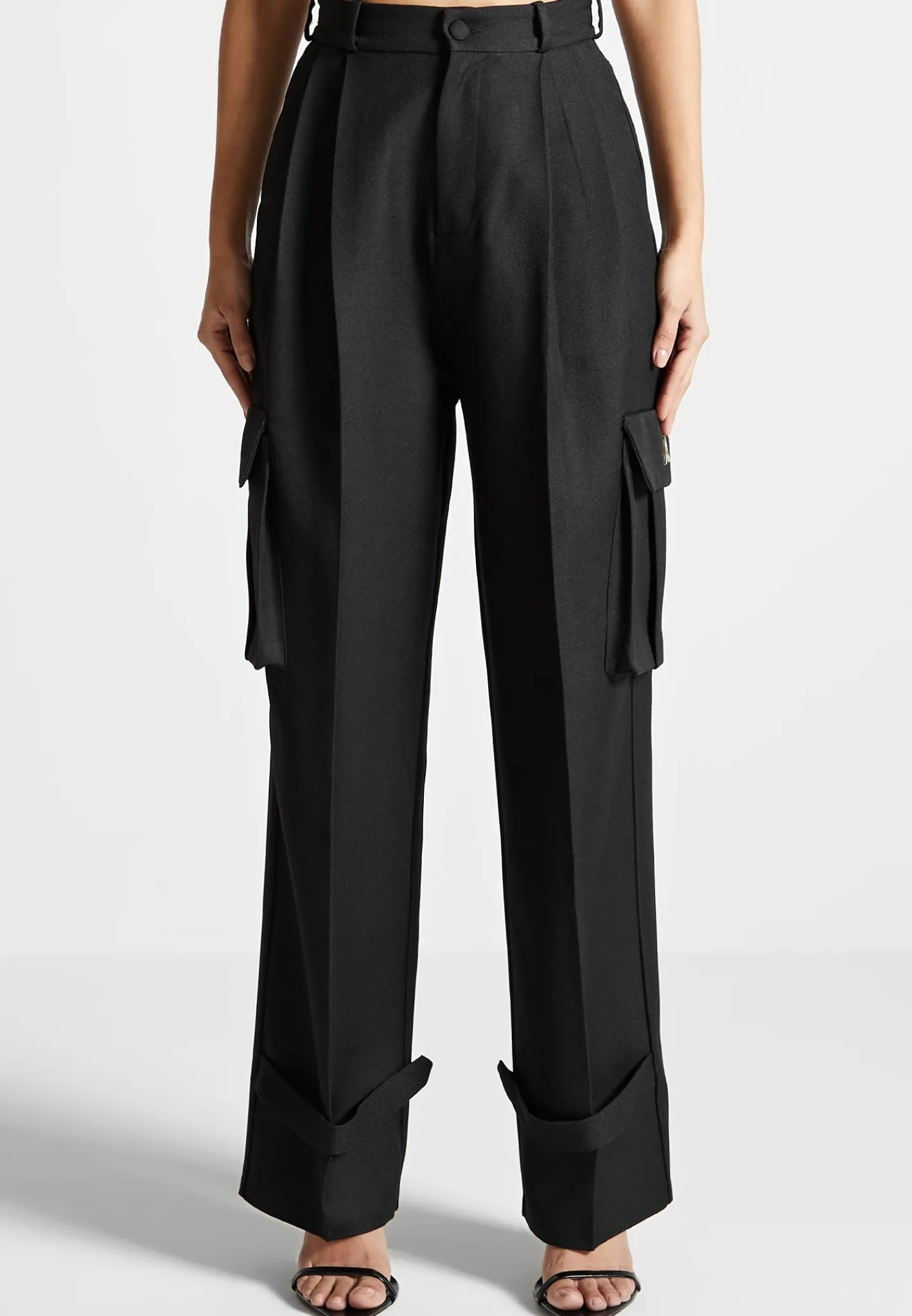 Tailored Pleated Cargo Trousers -^Manière De Voir Discount