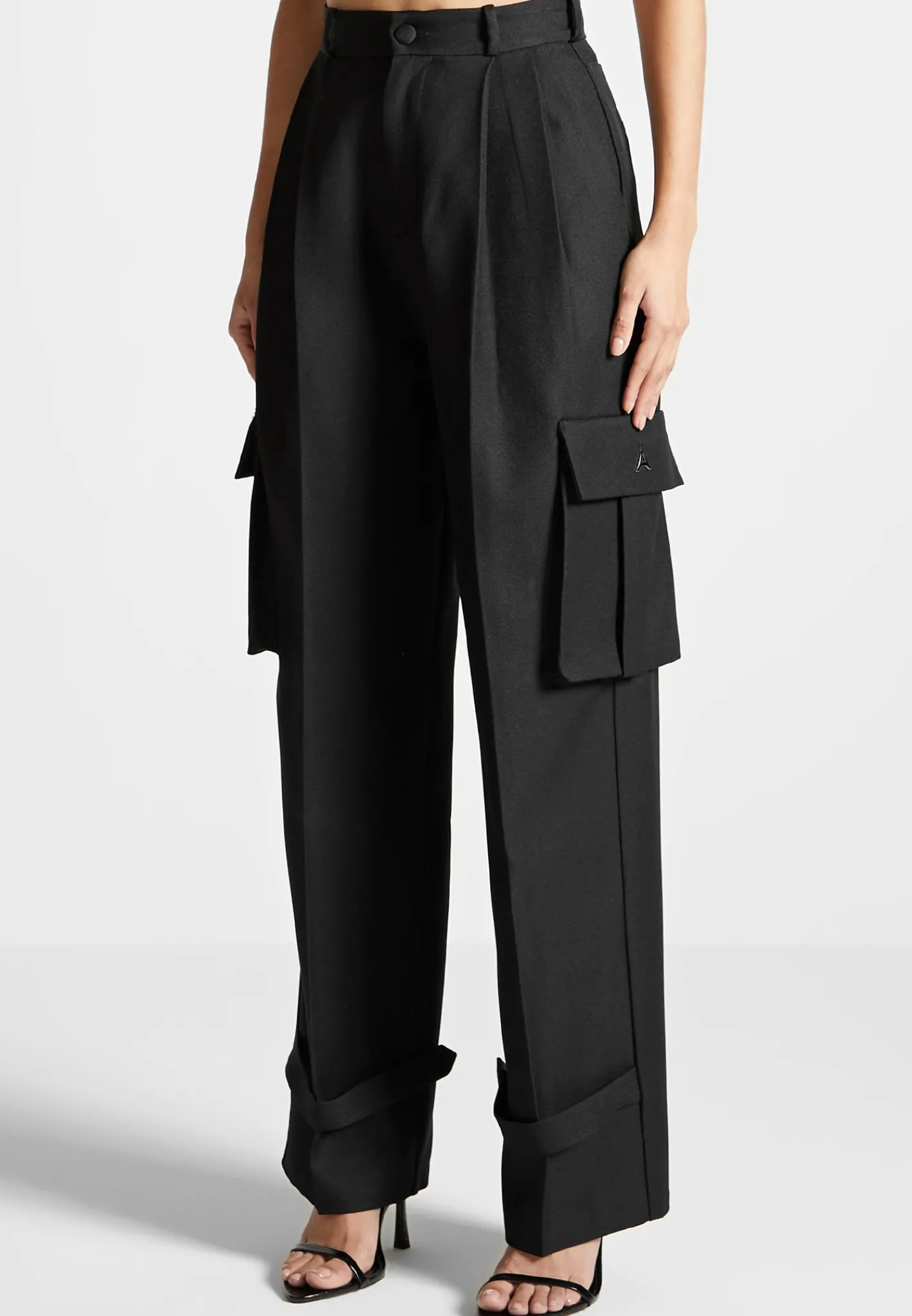 Tailored Pleated Cargo Trousers -^Manière De Voir Discount