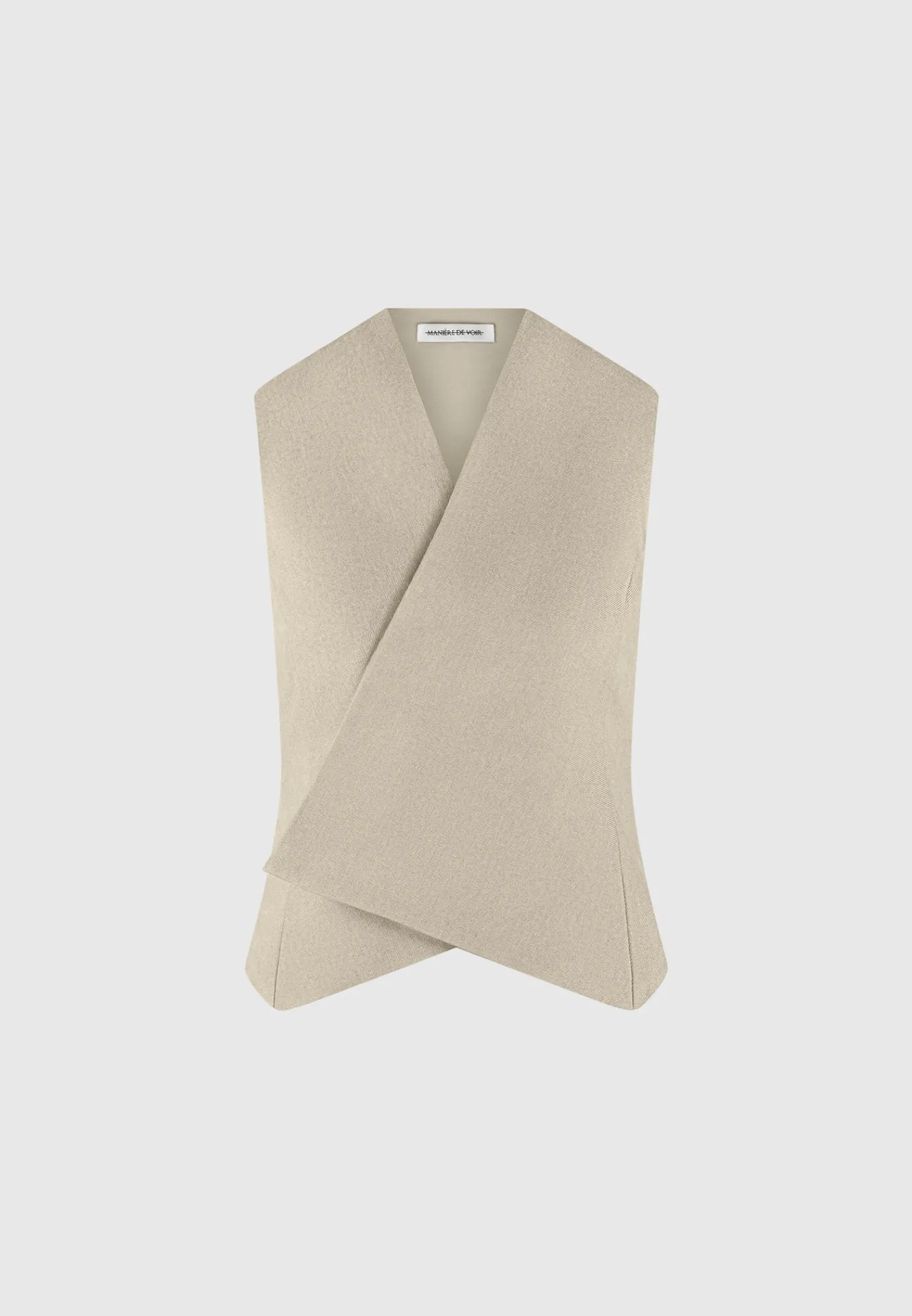 Tailored Wrap Waistcoat -^Manière De Voir Online