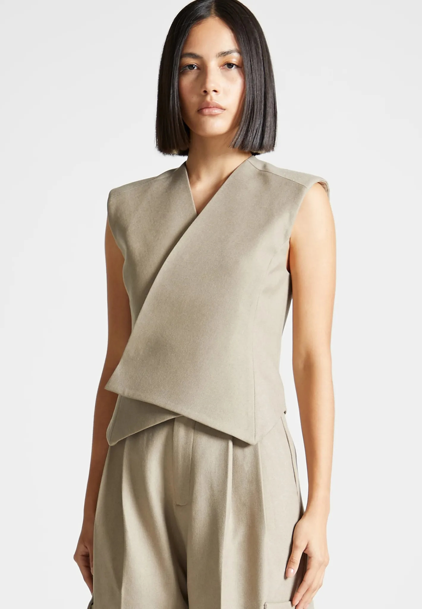 Tailored Wrap Waistcoat -^Manière De Voir Online